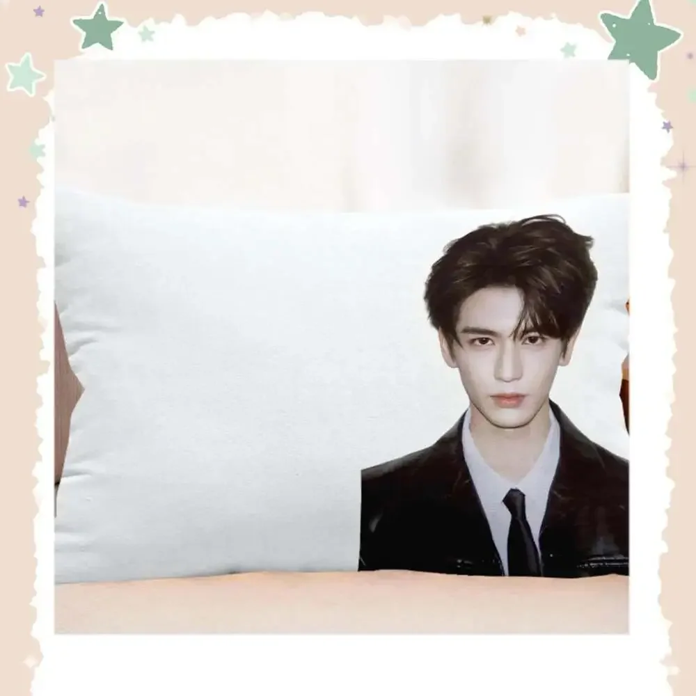 free US fast shipping Zhang Linghe Pillowcase,Star Photo Pillow Cover, Single Be